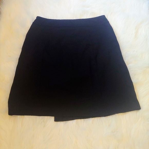 Talbots petite black button front skirt - Picture 1 of 5